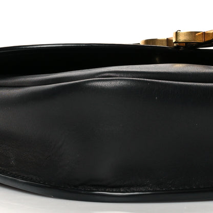 Saint Laurent Smooth Calfskin Classic Monogram Small Kaia Satchel Black 9 of 11