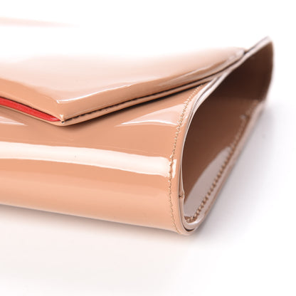 Christian Louboutin Patent Pigalle Clutch Nude 13 of 13