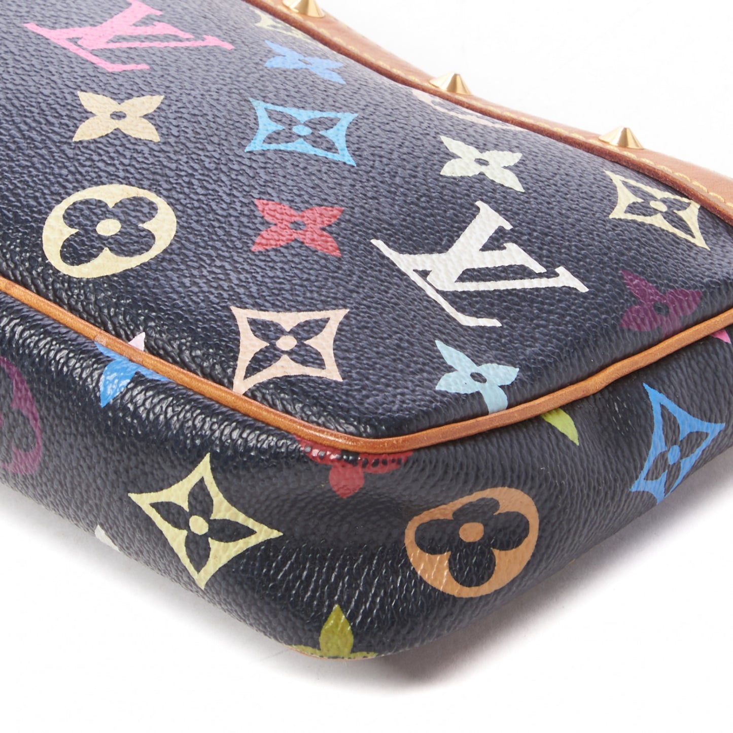 Monogram Multicolor Pochette Accessories Black