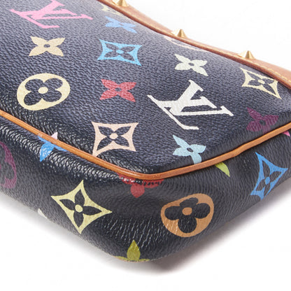 Louis Vuitton Monogram Multicolor Pochette Accessories Black 5 of 9