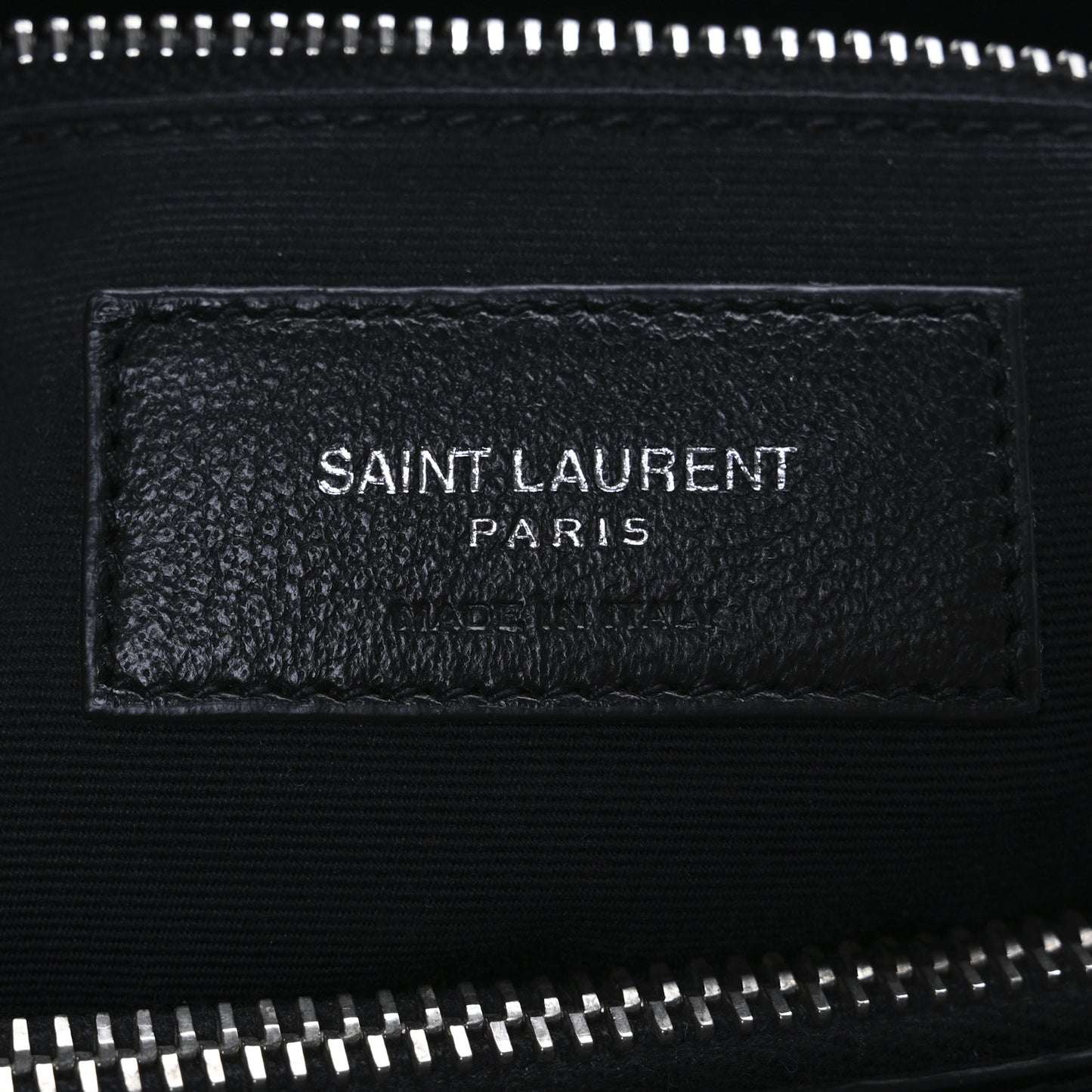 Calfskin Y Quilted Monogram Medium Loulou Satchel Black