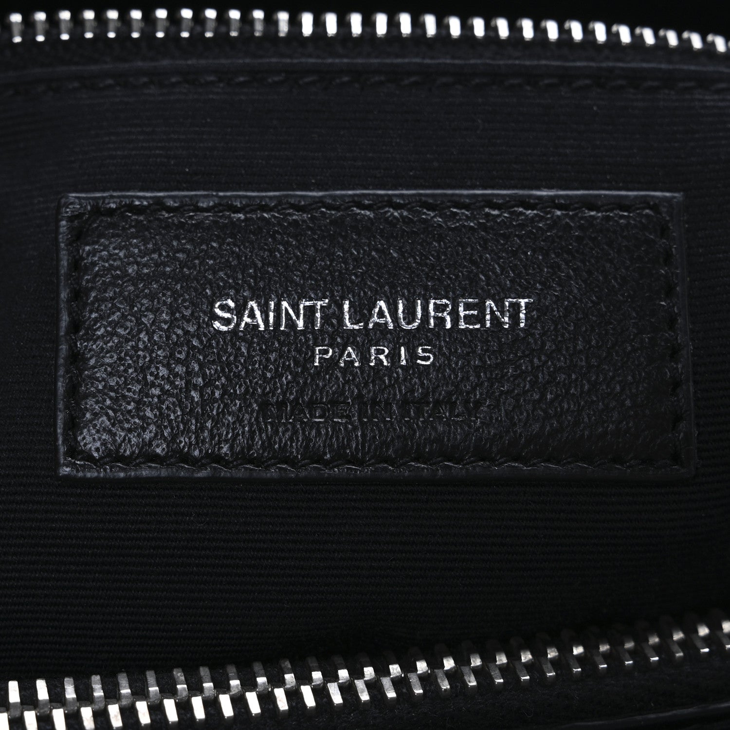 Saint Laurent Calfskin Y Quilted Monogram Medium Loulou Satchel Black 7 of 11