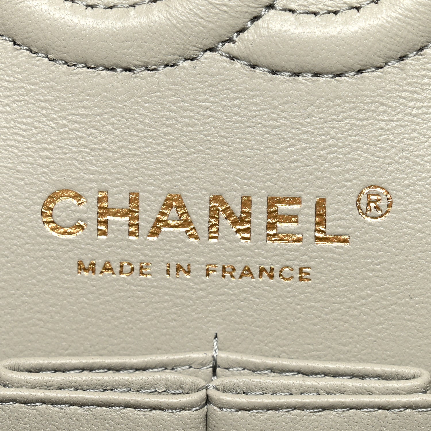Chanel Lambskin Quilted Small Double Flap Grey 6 of 11