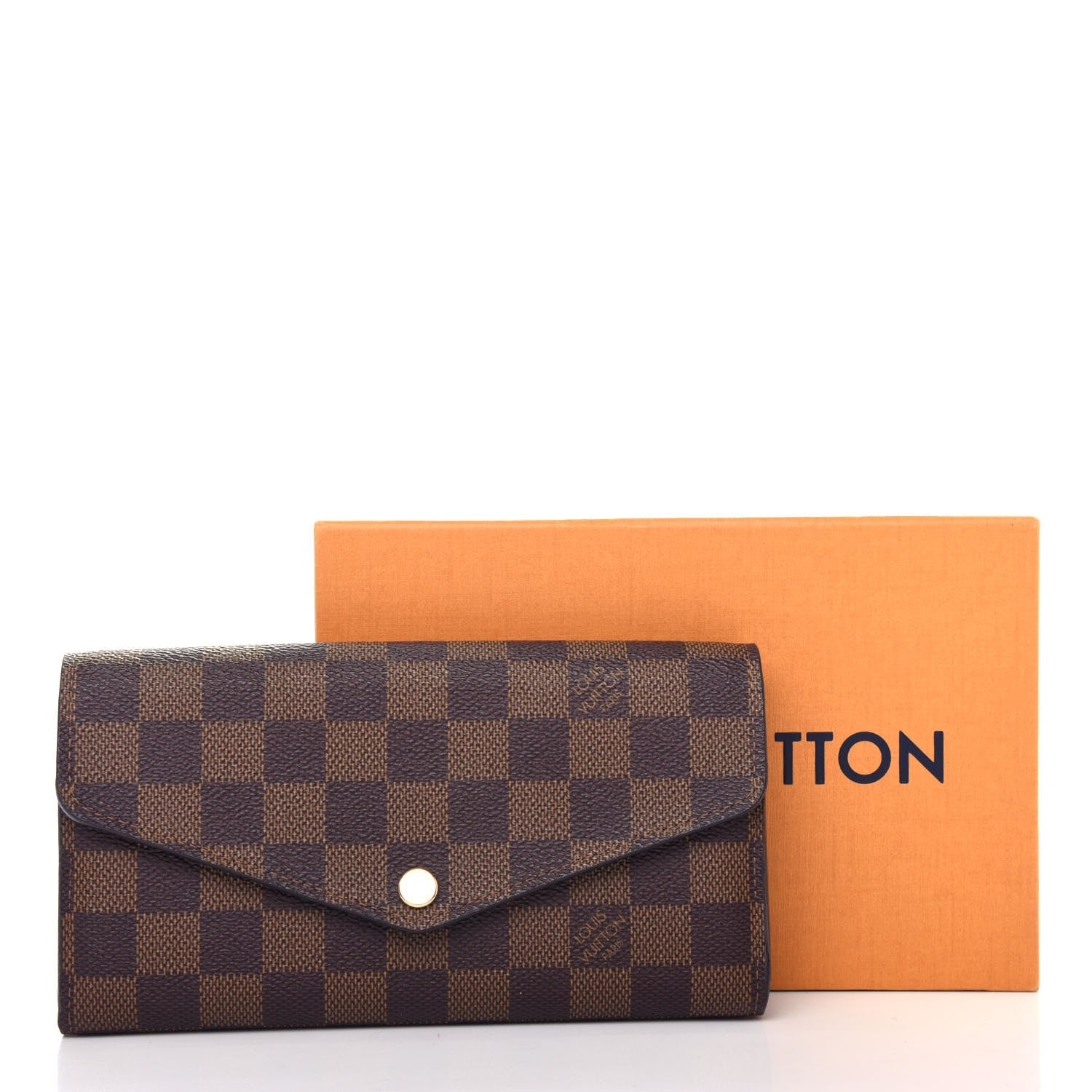 Louis Vuitton Damier Ebene Sarah Wallet NM 7 of 7