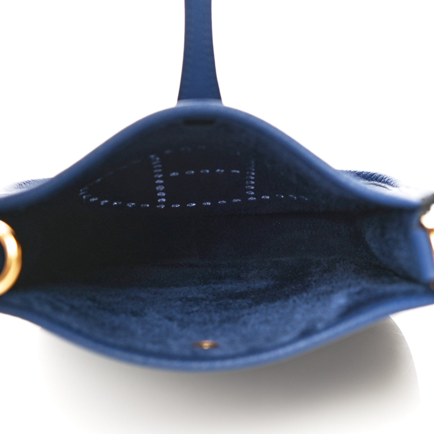 Hermes Taurillon Clemence Amazone Evelyne TPM Blue Saphir Blue Indigo 5 of 12