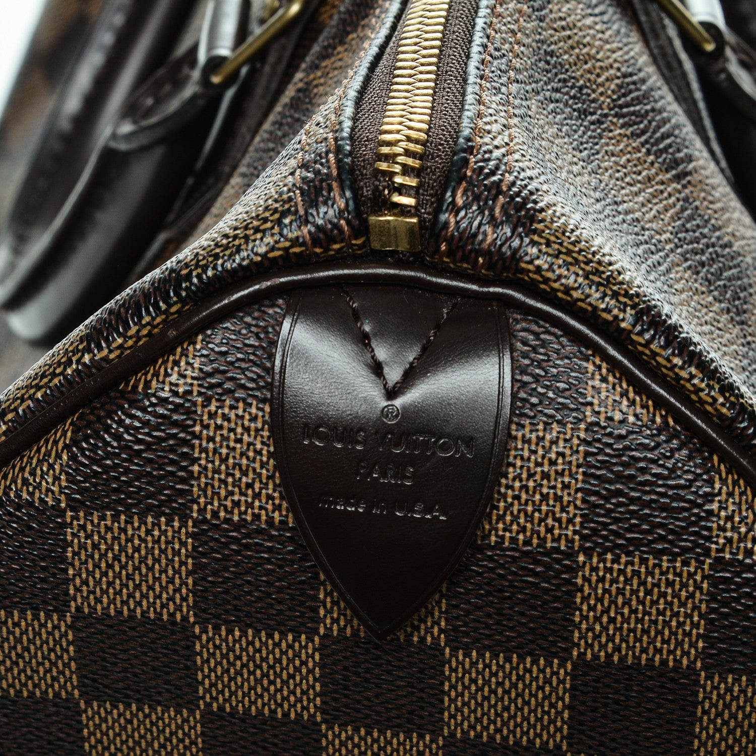 Louis Vuitton Damier Ebene Speedy 35 7 of 7