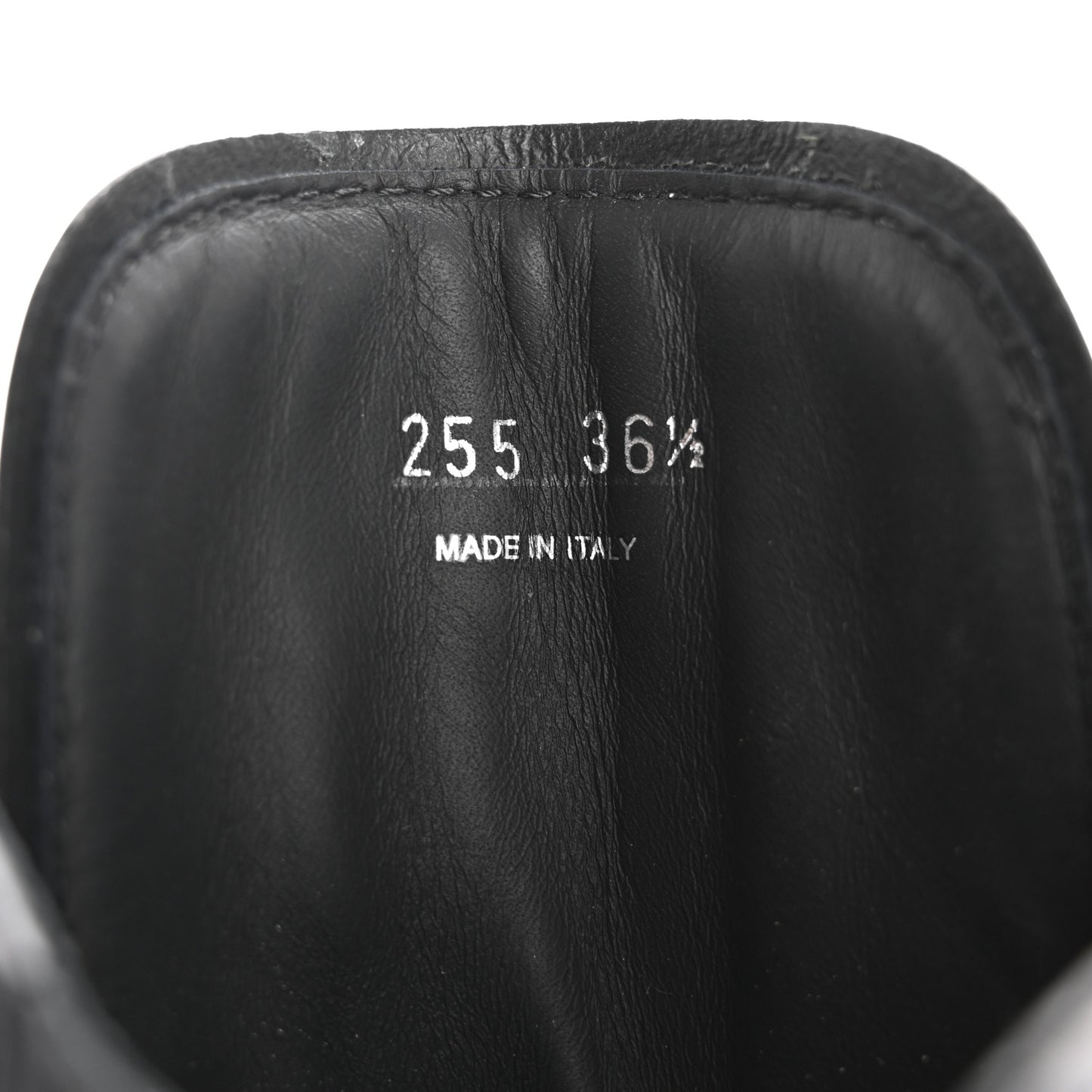 Spazzolato Rois Nylon Metal Triangle Logo Monolith Pouch Pocket 55mm Boots 36.5 Black