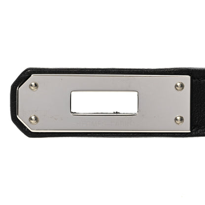 Hermes Swift Kelly Cut Clutch Pochette Black 25 of 29