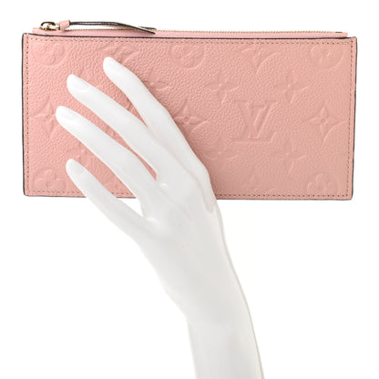Louis Vuitton Empreinte Felicie Chain Wallet Zippered Insert Rose Poudre 2 of 6