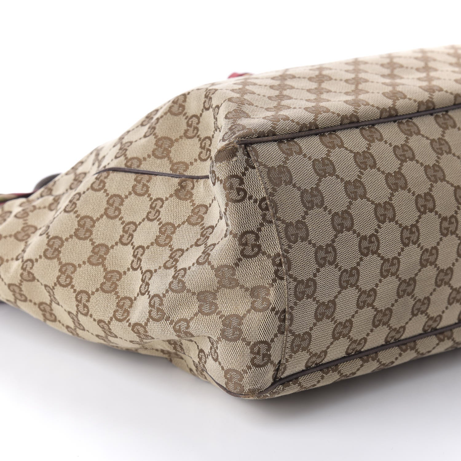 Gucci Monogram Large Positano Tote Brown 6 of 12
