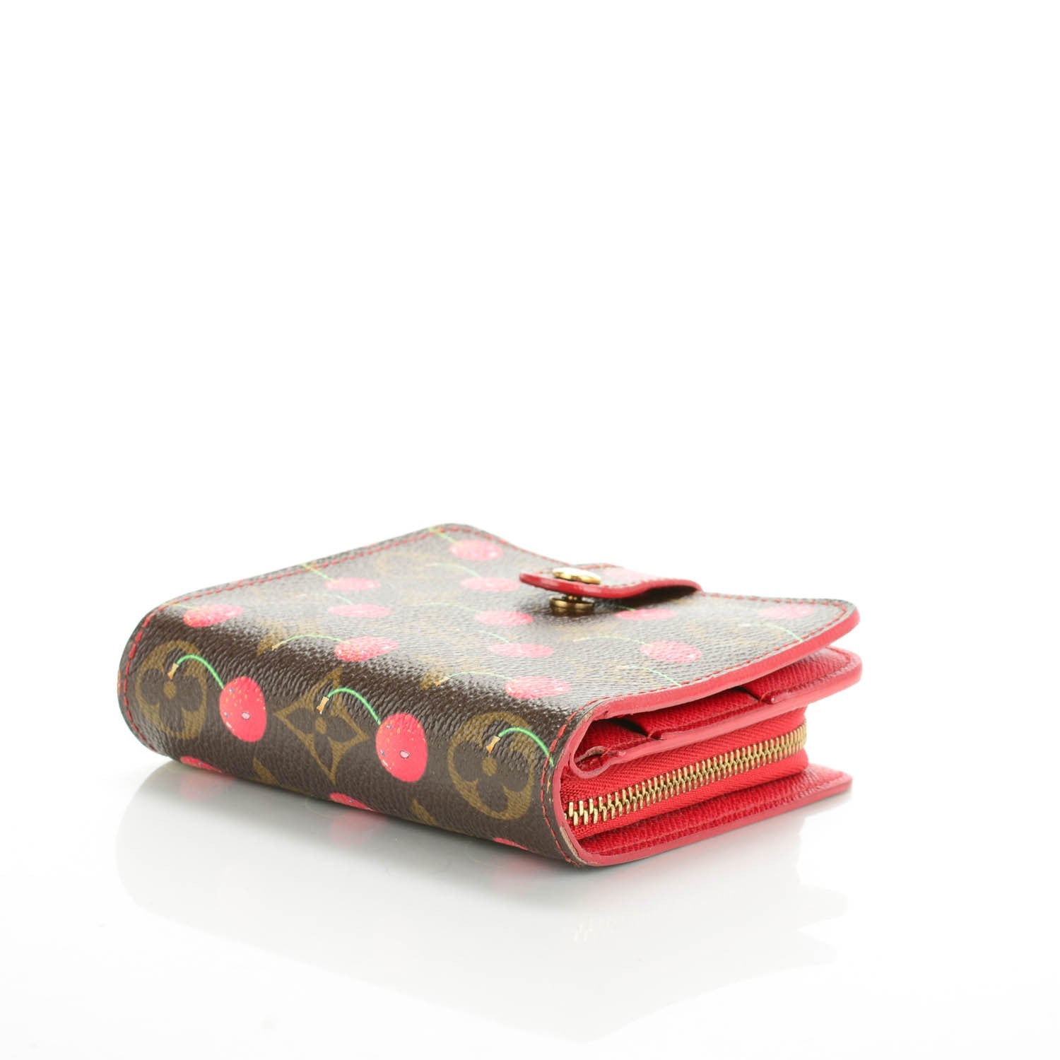 Louis Vuitton Monogram Cerises Compact Zippe Wallet 5 of 9