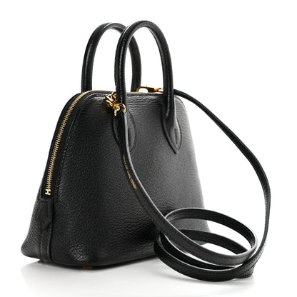 Hermes Chevre Mysore Mini 1923 Bolide Black 3 of 11