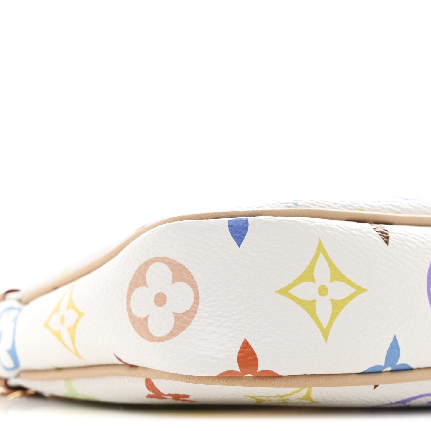 LV X TM Monogram Multicolor Pochette Accessories White