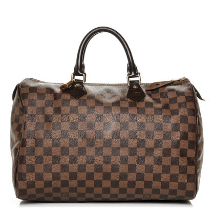 Louis Vuitton Damier Ebene Speedy 35 1 of 7