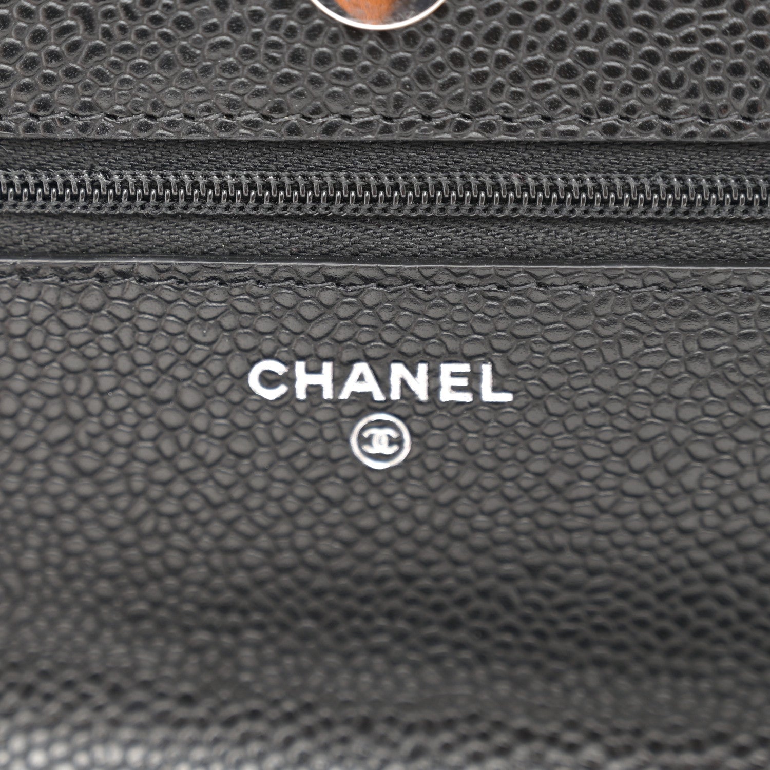 Chanel Caviar Quilted Wallet on Chain WOC Black 6 of 12