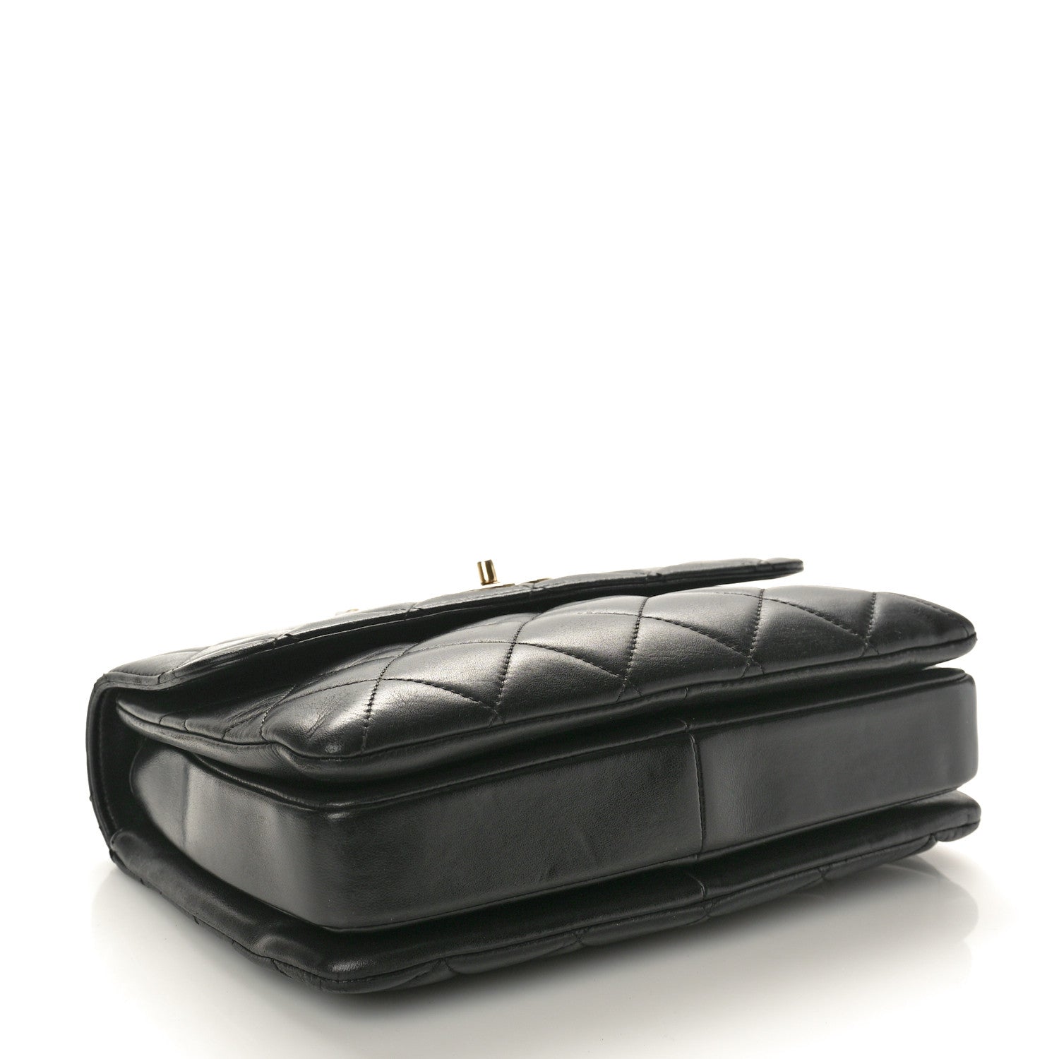 Chanel Lambskin Quilted Small Trendy CC Dual Handle Flap Bag Black 4 of 11