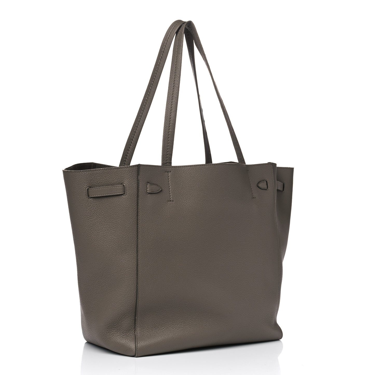Soft Grained Calfskin Small Belt Cabas Phantom Taupe
