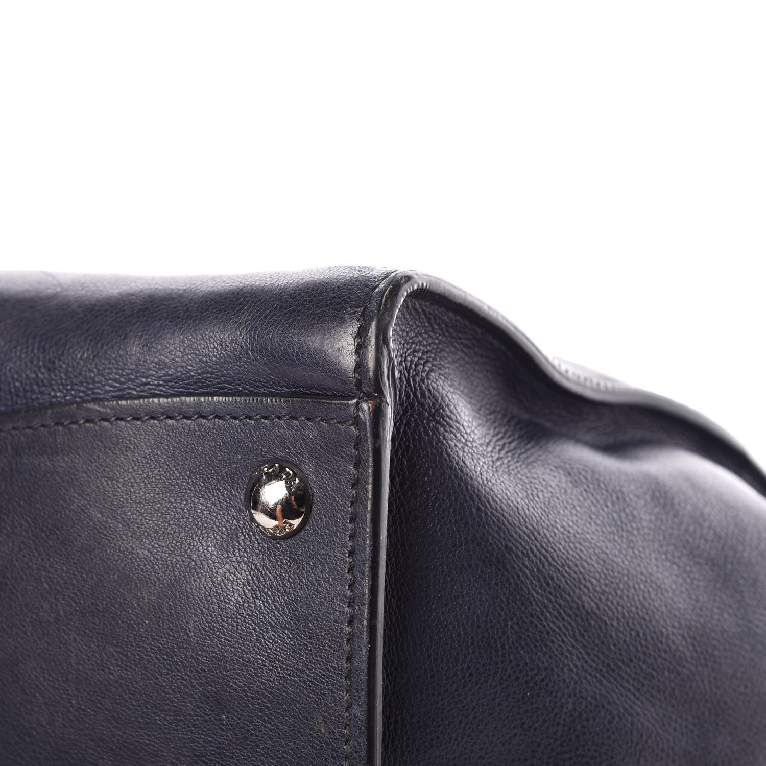 Prada Glace Calfskin Twin Pocket Tote Baltico 16 of 18