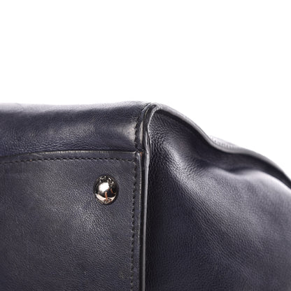 Prada Glace Calfskin Twin Pocket Tote Baltico 16 of 18