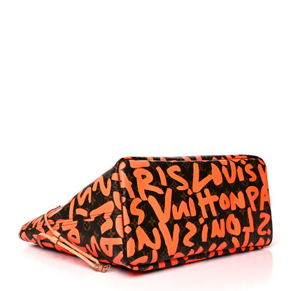 Louis Vuitton Monogram Graffiti Neverfull GM Orange 4 of 9