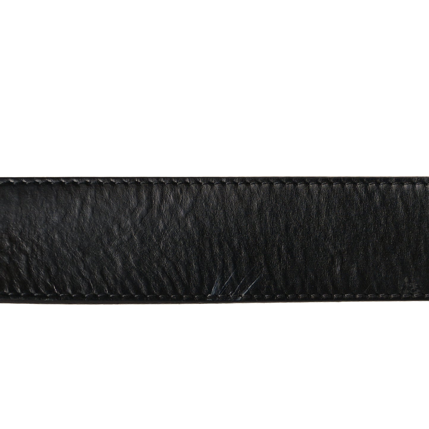 Taurillon Calfskin 30mm LV Initiales Reversible Belt 95 38 Black