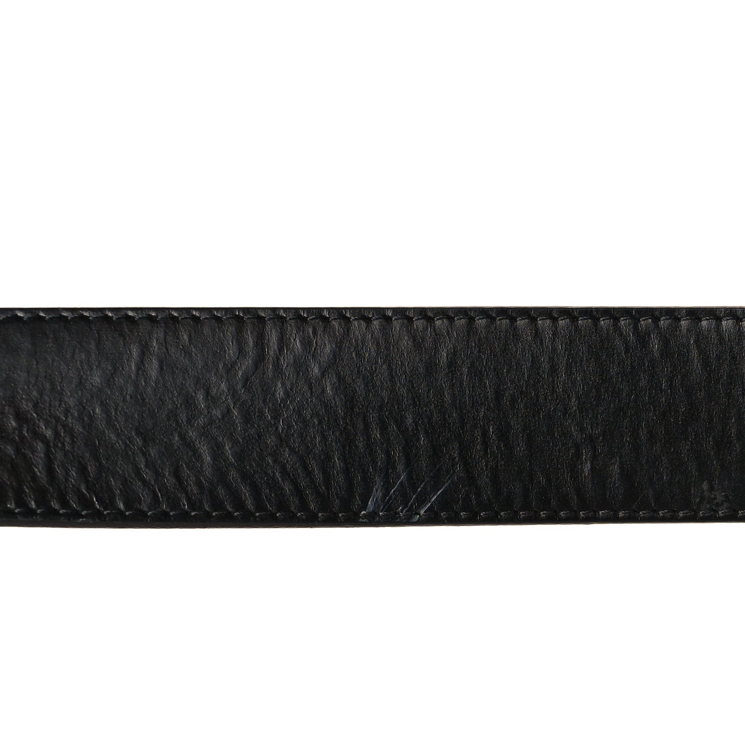 Louis Vuitton Taurillon Calfskin 30mm LV Initiales Reversible Belt 95 38 Black 7 of 8