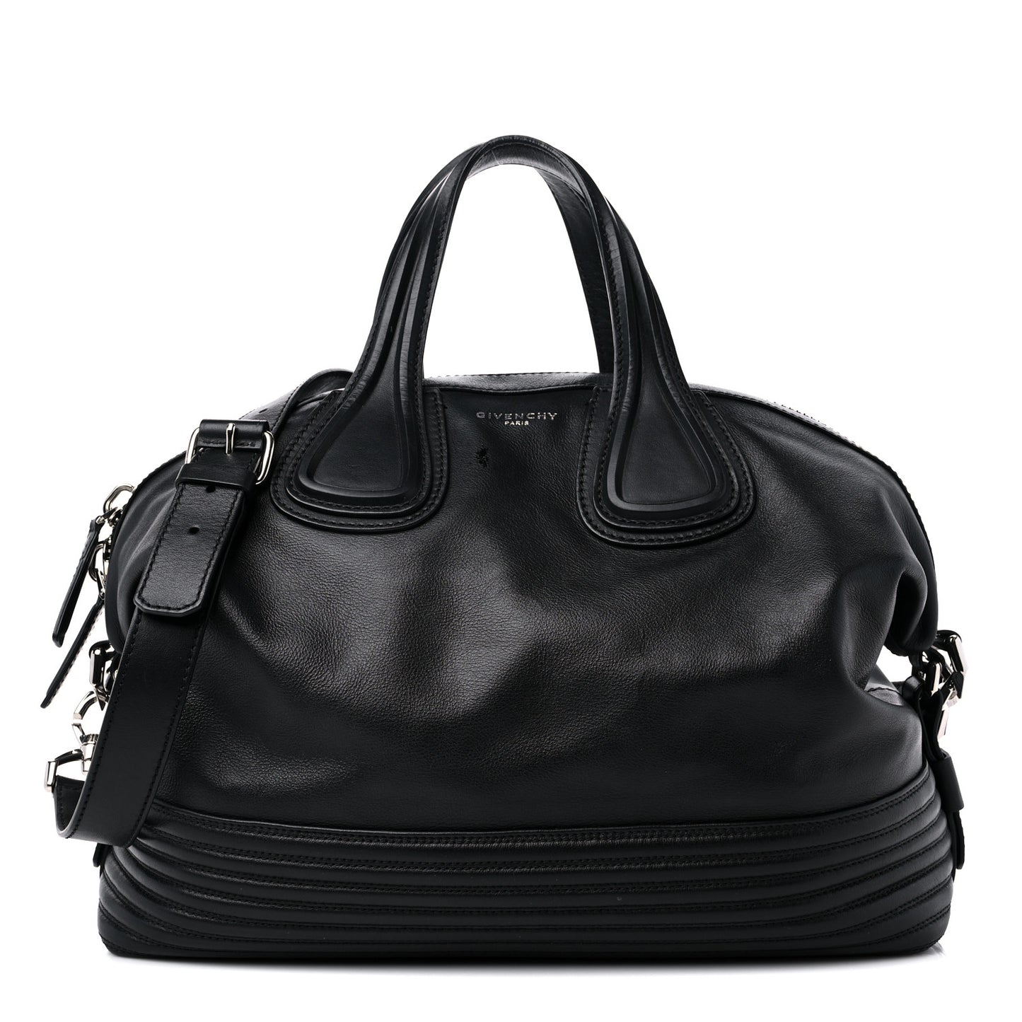 Calfskin Medium Biker Nightingale Black