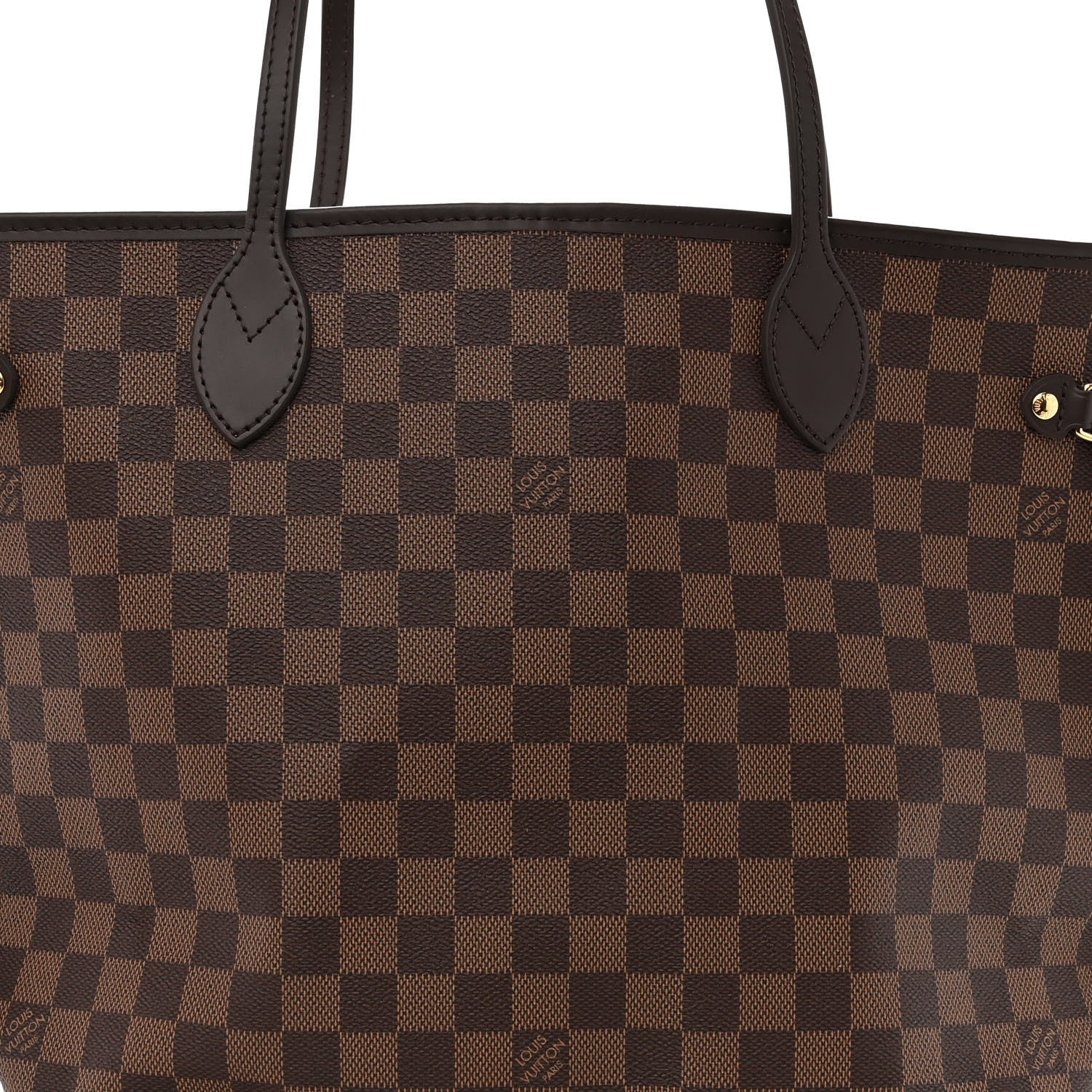 Louis Vuitton Damier Ebene Neo Neverfull MM Rose Ballerine 7 of 9