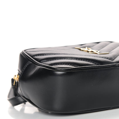 Saint Laurent Calfskin Matelasse Monogram Lou Belt Bag Black 8 of 9