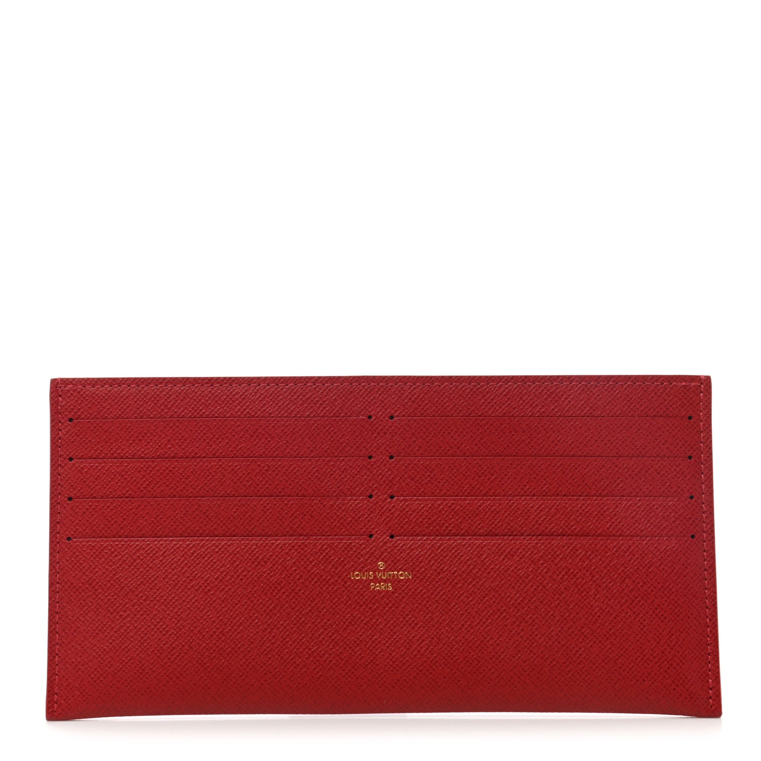 Louis Vuitton Calfskin Felicie Card Holder Insert Cherry 1 of 6