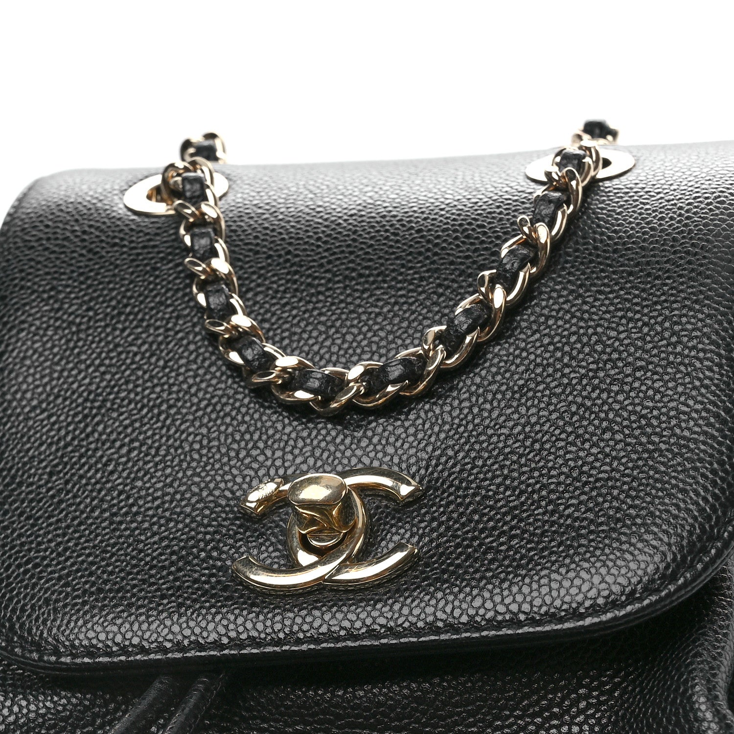 Chanel Caviar Quilted Mini Business Affinity Backpack Black 8 of 12