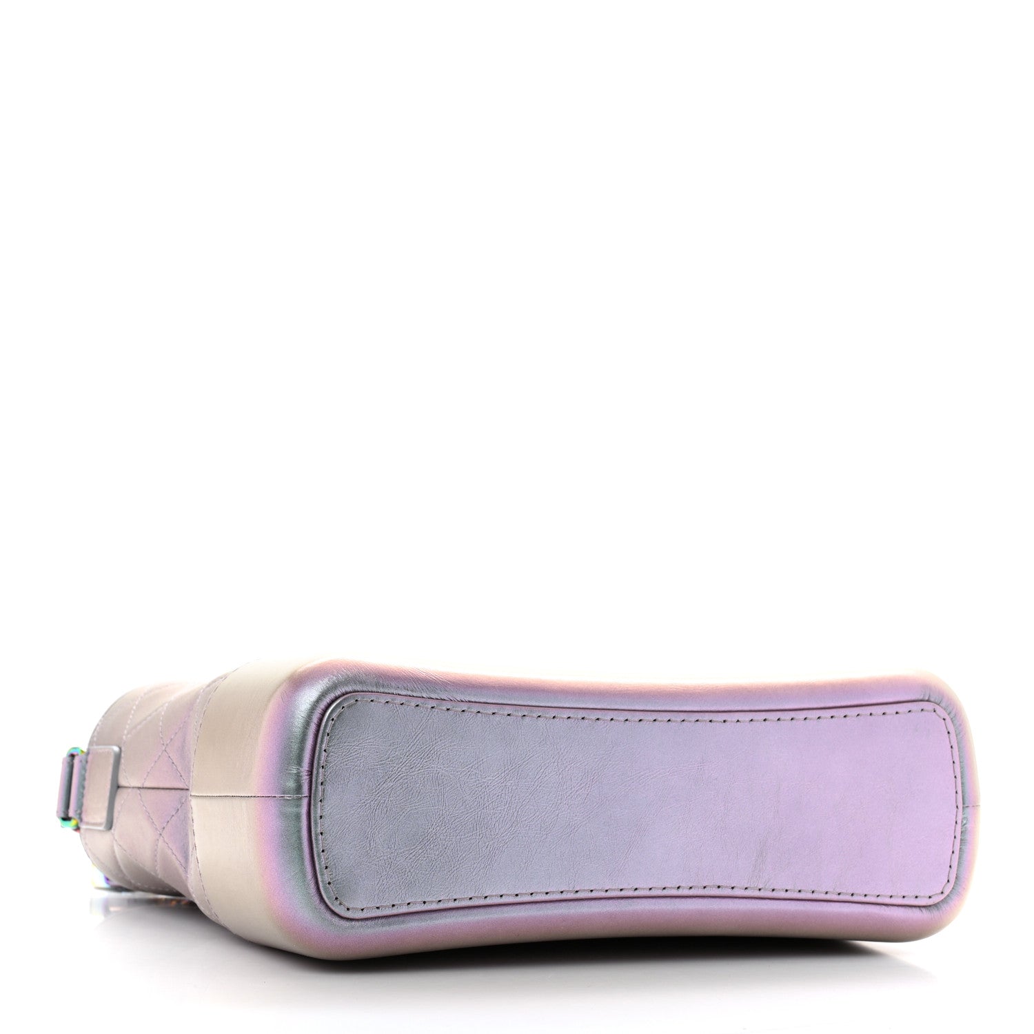 Chanel Iridescent Lambskin Calfskin Quilted Medium Gabrielle Hobo Light Purple 4 of 11