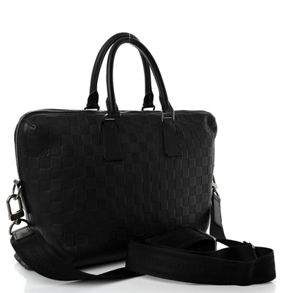 Louis Vuitton Damier Infini Porte-Documents Jour Onyx 3 of 10