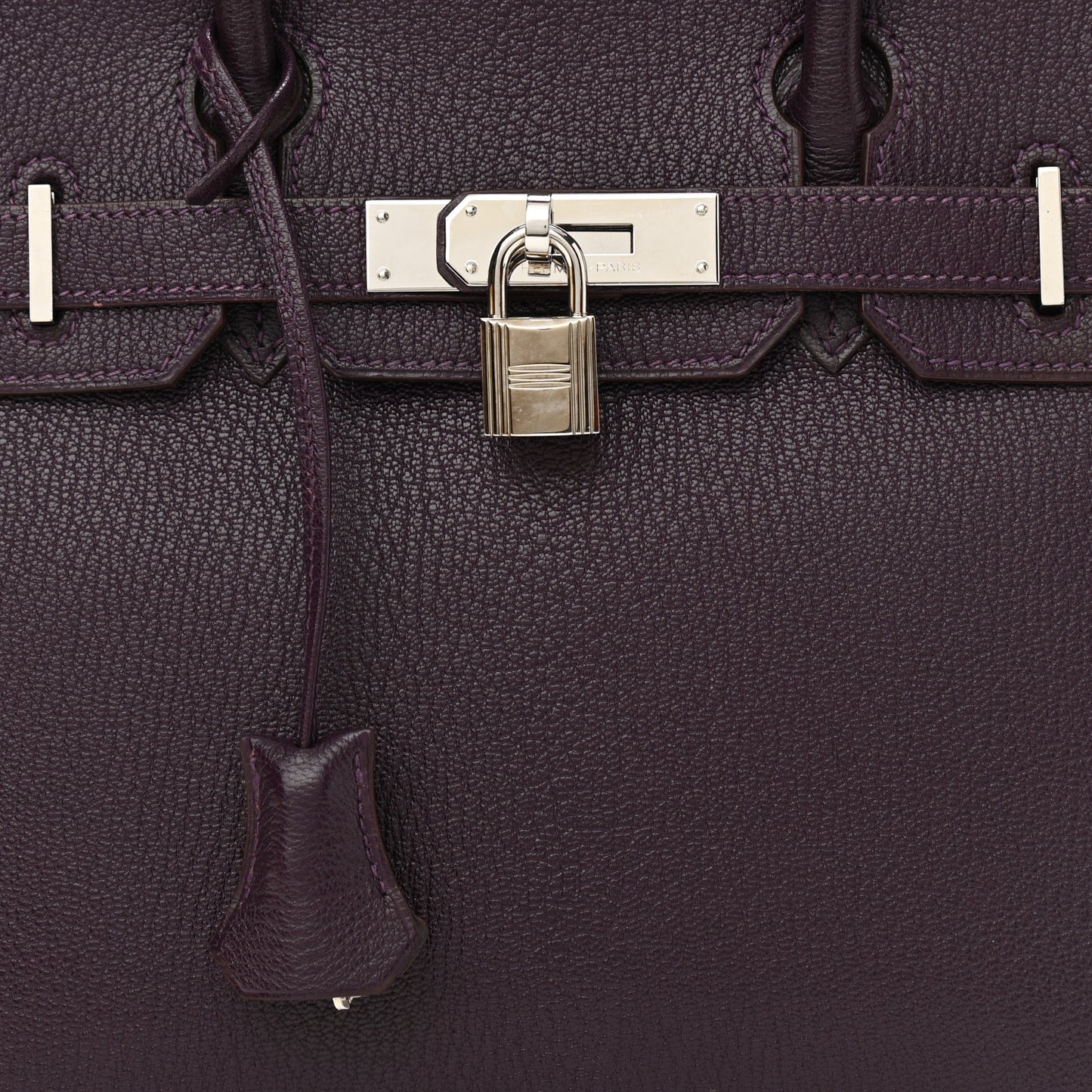 Chevre Mysore Birkin 30 Raisin