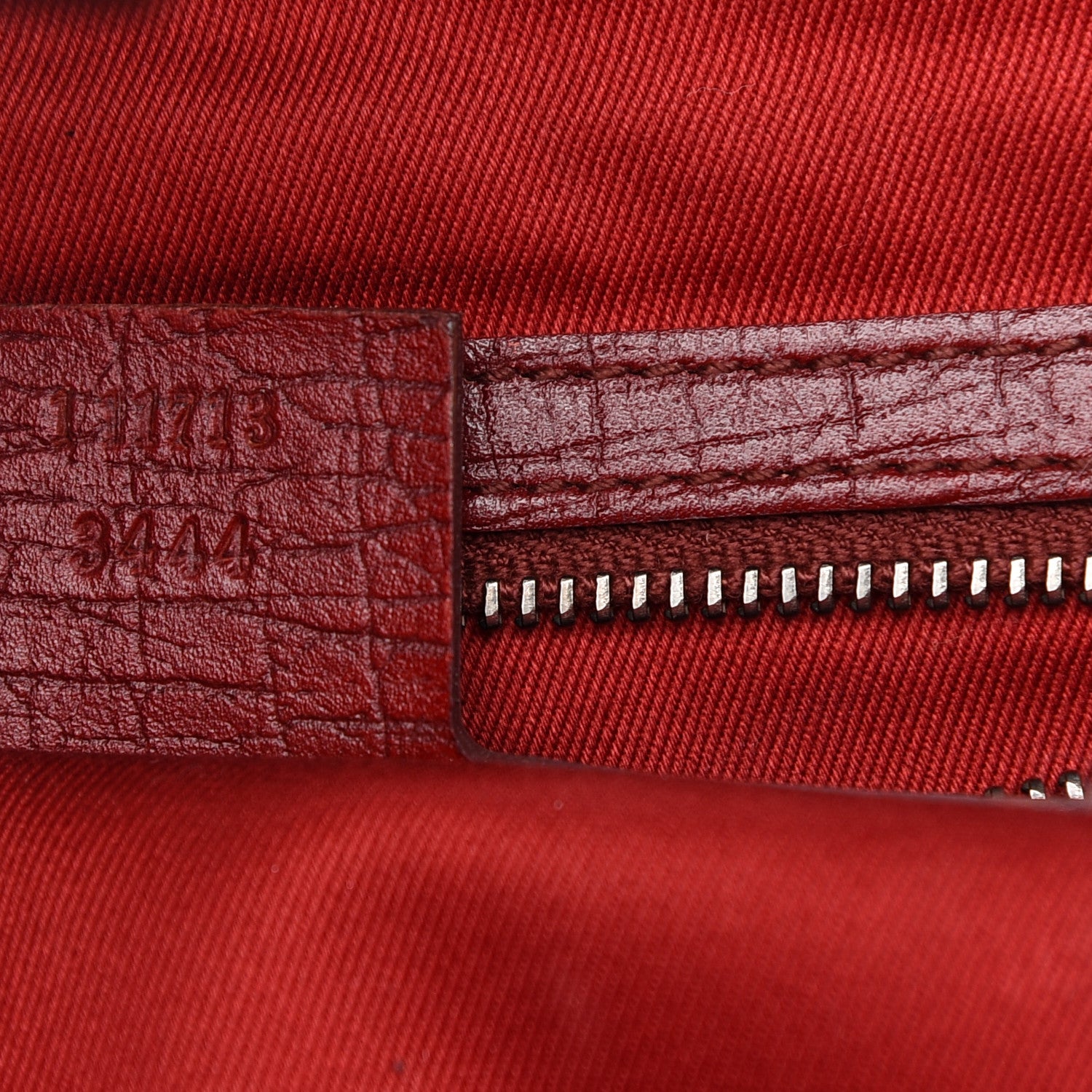 Gucci Monogram Bamboo Bullet Bag Red 7 of 13