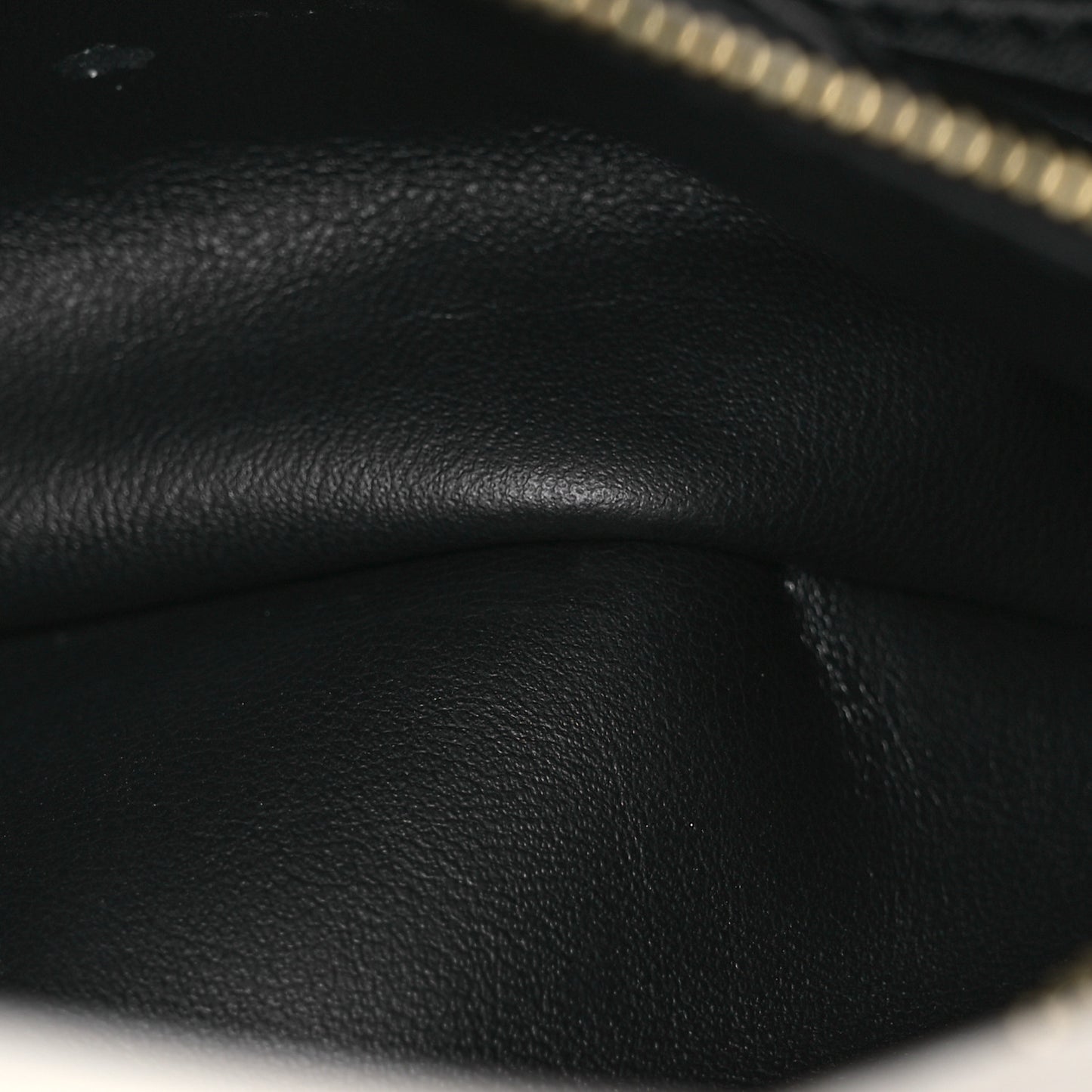 Lambskin Malletage Top Handle GO-14MM White Black