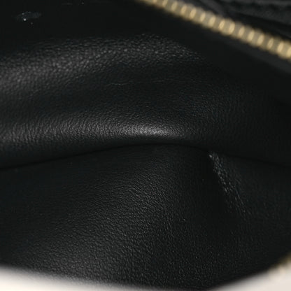Louis Vuitton Lambskin Malletage Top Handle GO-14MM White Black 6 of 15