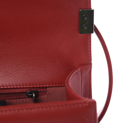 Chanel Calfskin Quilted New Medium Boy Flap Red 12 of 15