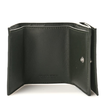 Bottega Veneta Nappa Maxi Intrecciato Tri-Fold Wallet Inkwell 6 of 9