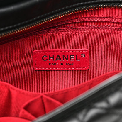 Chanel Aged Calfskin Quilted Medium Gabrielle Hobo Black 6 of 16