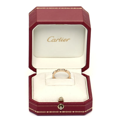 Cartier 18K Yellow Gold Diamond Maillon Panthere Wedding Band Ring 49 4.75 6 of 6