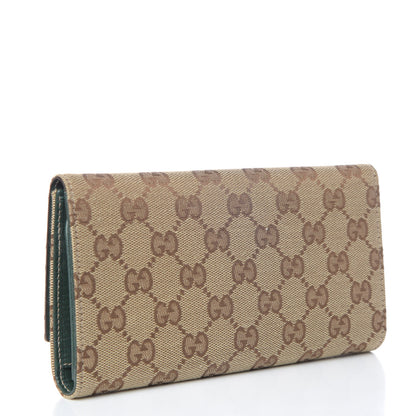 Gucci Monogram Web Hasler Continental Wallet 3 of 10