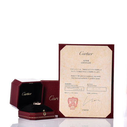 Cartier 18K Pink Gold 3.5mm LOVE Wedding Band Ring 50 5.25 5 of 5