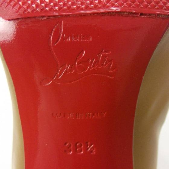 Leather Catch Me 100 Booties 38.5 Camel