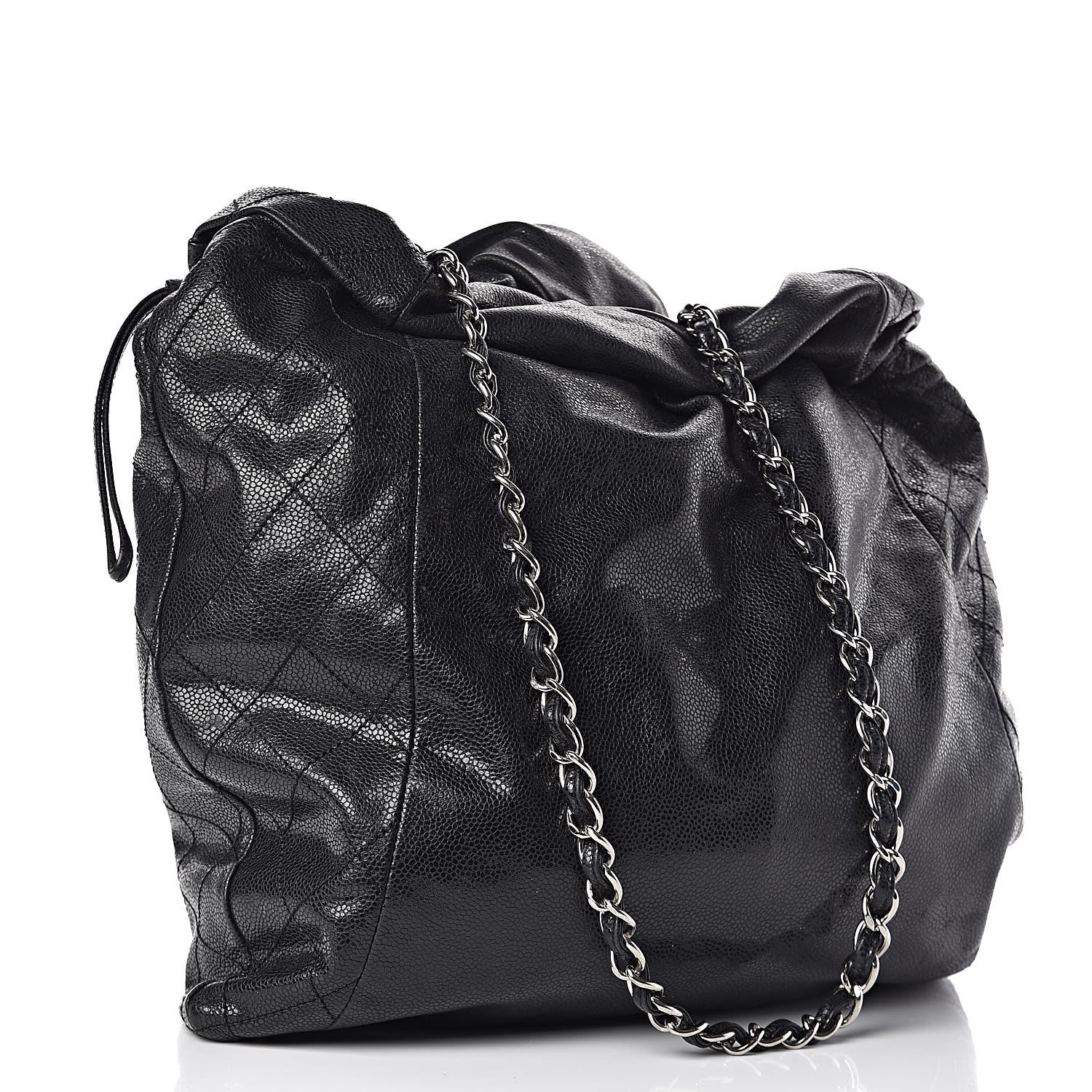 Chanel Caviar 31 Drawstring Tote Black 3 of 13