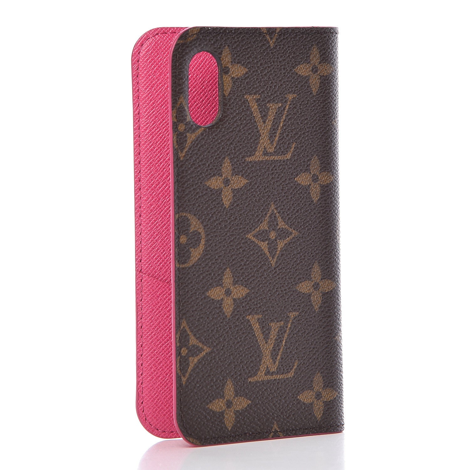 Louis Vuitton Monogram iPhone X Folio Case Rose Pop 3 of 12