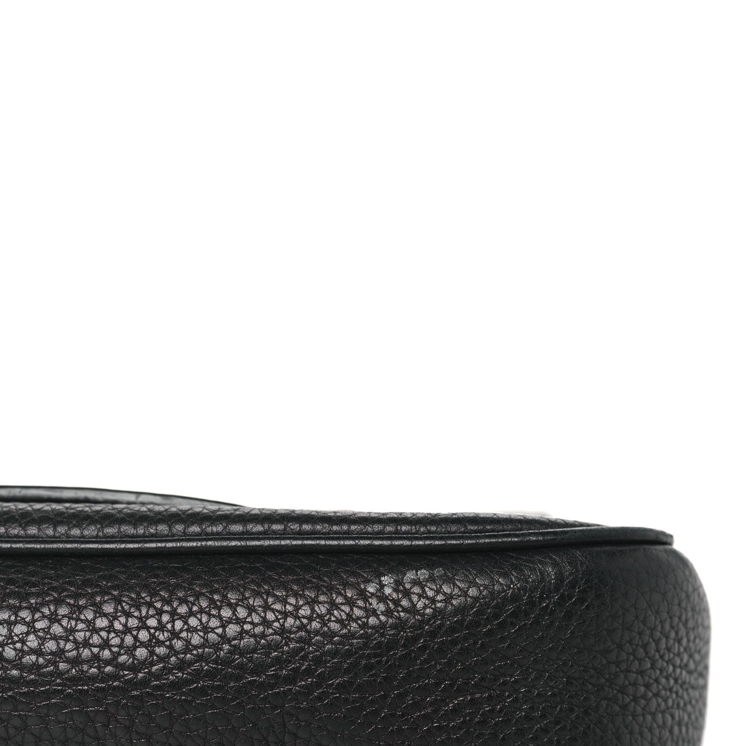 Gucci Pebbled Calfskin Medium Soho Flap Crossbody Black 9 of 10