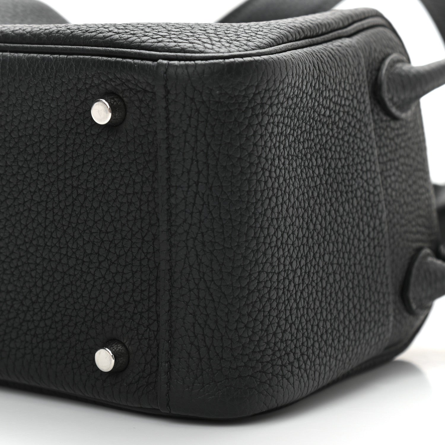 Hermes Taurillon Clemence Mini Lindy 20 Black 10 of 12