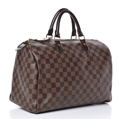 Louis Vuitton Damier Ebene Speedy 35 3 of 17