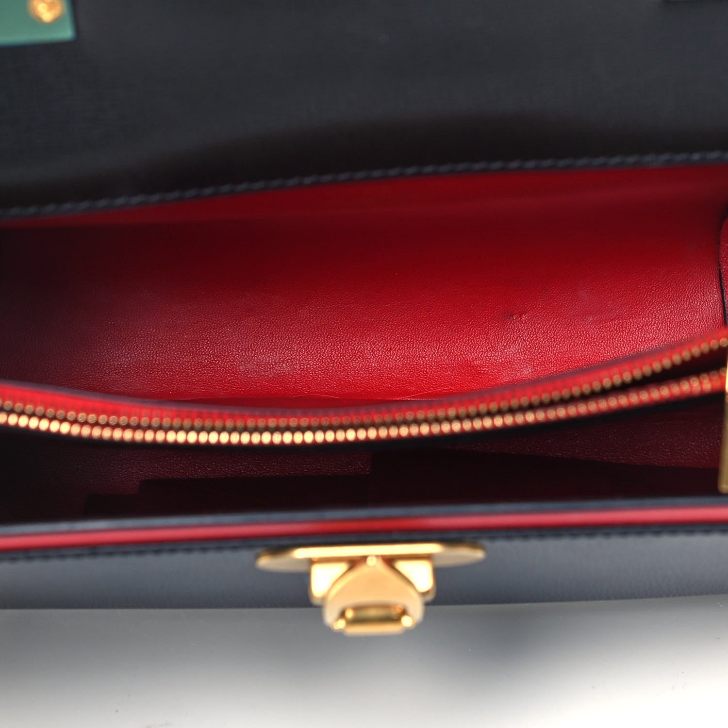 Valentino Garavani Grainy Calfskin Small Rockstud Alcove Top-Handle Flap Bag Black 5 of 8